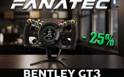 Fanatec Bentley GT3 speciale aanbieding: Stuur en bundels 25% korting ( Beperkte Aanbieding)