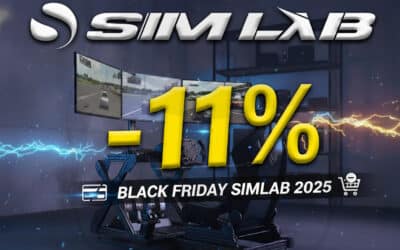 Simlab 2025 Black Friday: 11% korting op de hele catalogus (chassis, stuurwielen, pedalen)