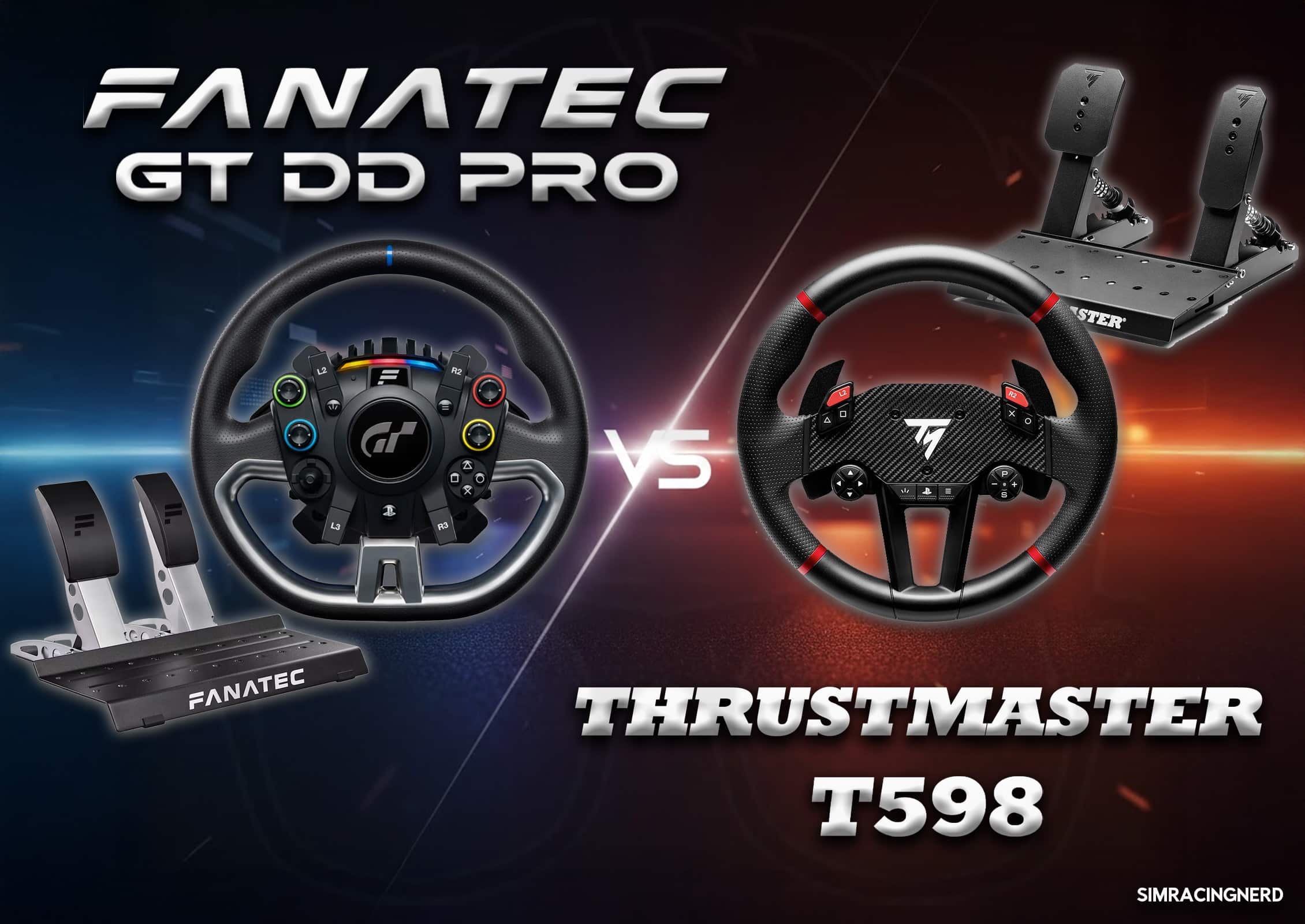 Fanatec Gt dd pro ou Thrustmaster t598 sim racing