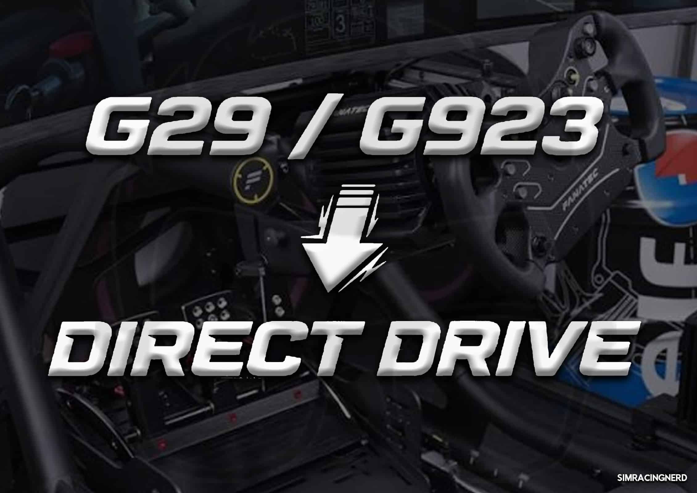 Alternative Direct Drive au G29:G923 Sim racing Alternative Direct Drive au G29/G923 Sim racing