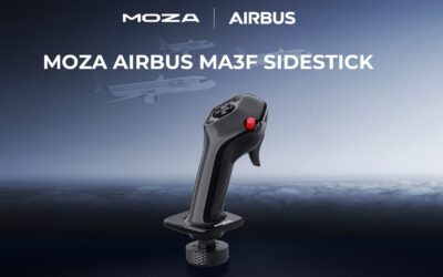 MOZA MA3F nu verkrijgbaar: de Airbus-sidestick voor 89 €, en de Mustang GTD